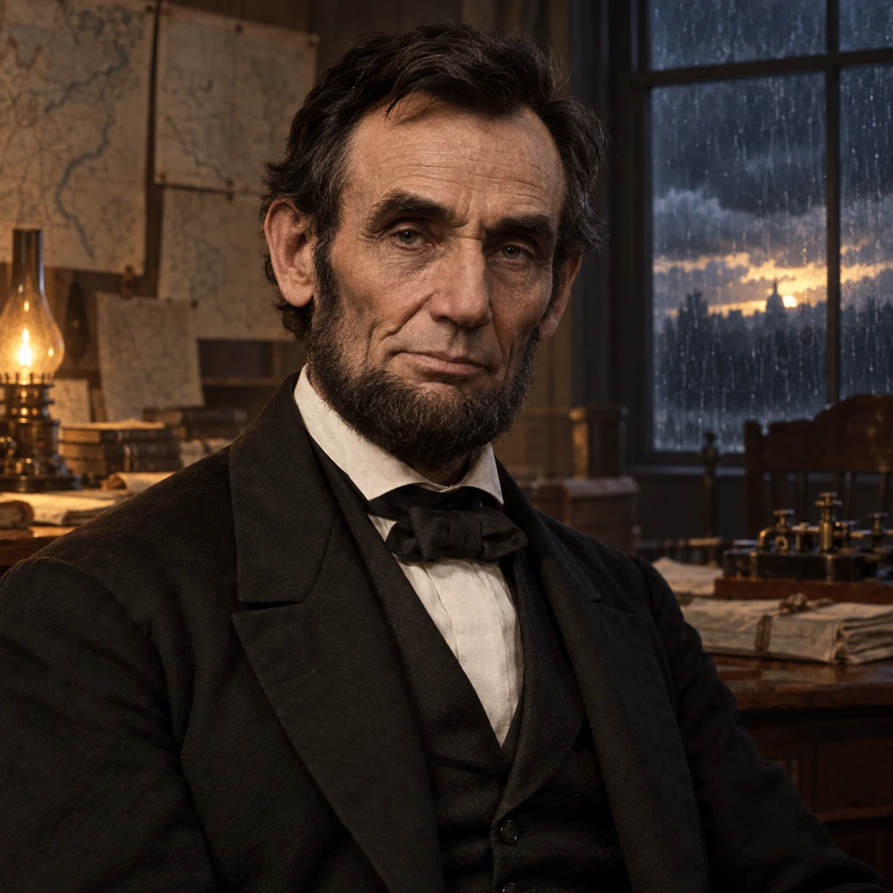 Interpretive portrait of Abraham Lincoln