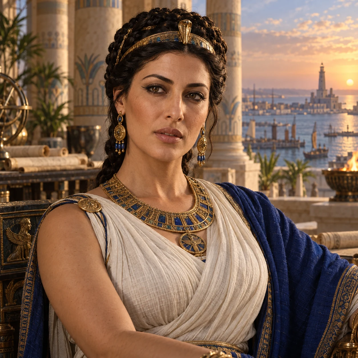 Interpretive portrait of Cleopatra