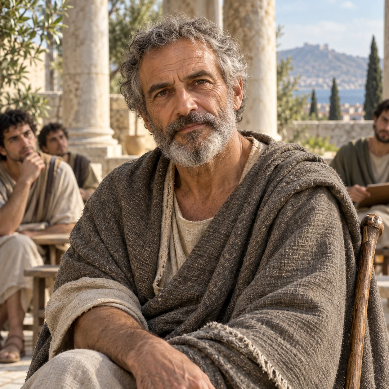 Interpretive portrait of Epictetus