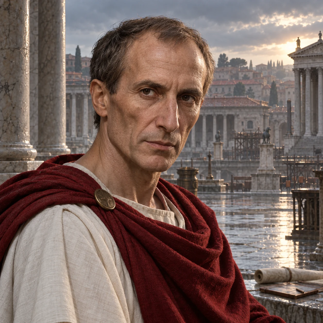 Interpretive portrait of Julius Caesar