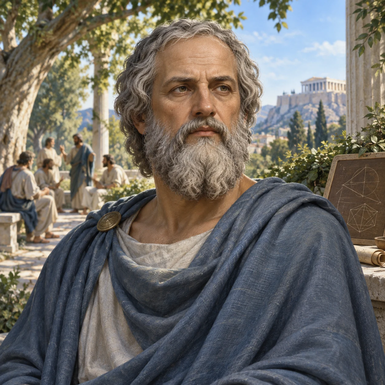 Interpretive portrait of Plato